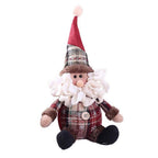 Fashion Cute Santa Snowman Deer Shaped Doll Christmas Doll Christmas Tree Hanging Ornament