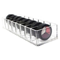 8 Slots Cosmetic Organizer Powder Storage Box Household Women Makeup Tool Case Cosmetic Storage Container
