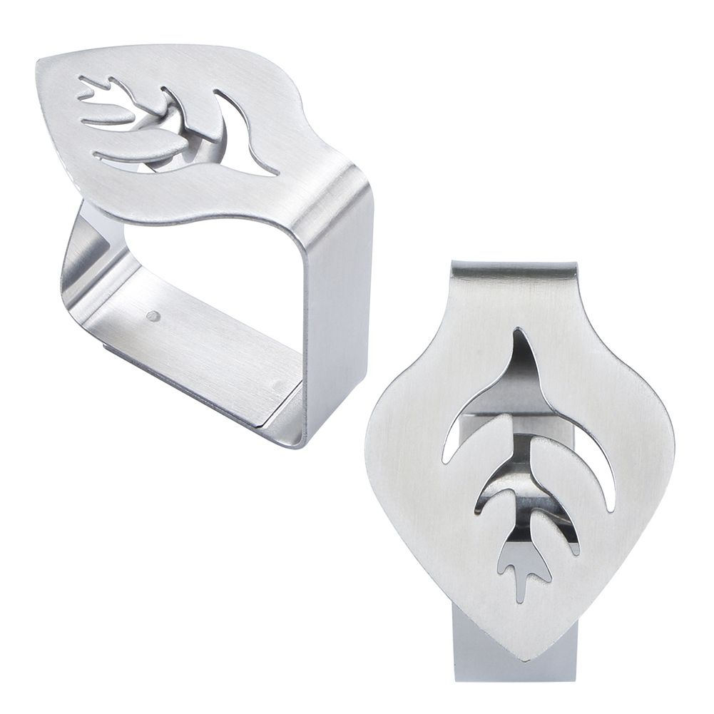 4PCS Stainless Steel Table Cloth Clips Adjustable Table Cover Clamps Table Cloth Holders for Home Picnic Party Wedding Outdoor and Indoor