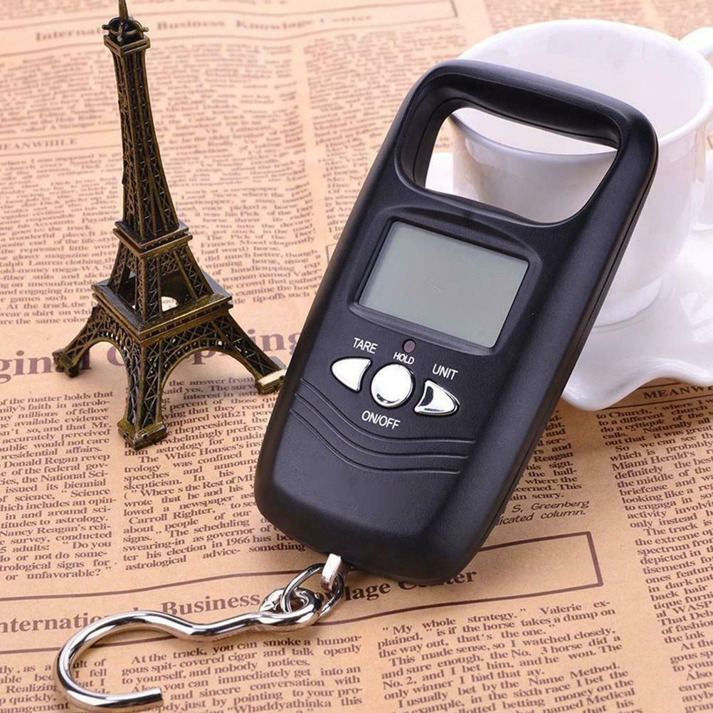 50kg Portable Fishing Digital Weight Scale Electronic Scale Pocket Hanging Hook Luggage Scale for Home Outdoor