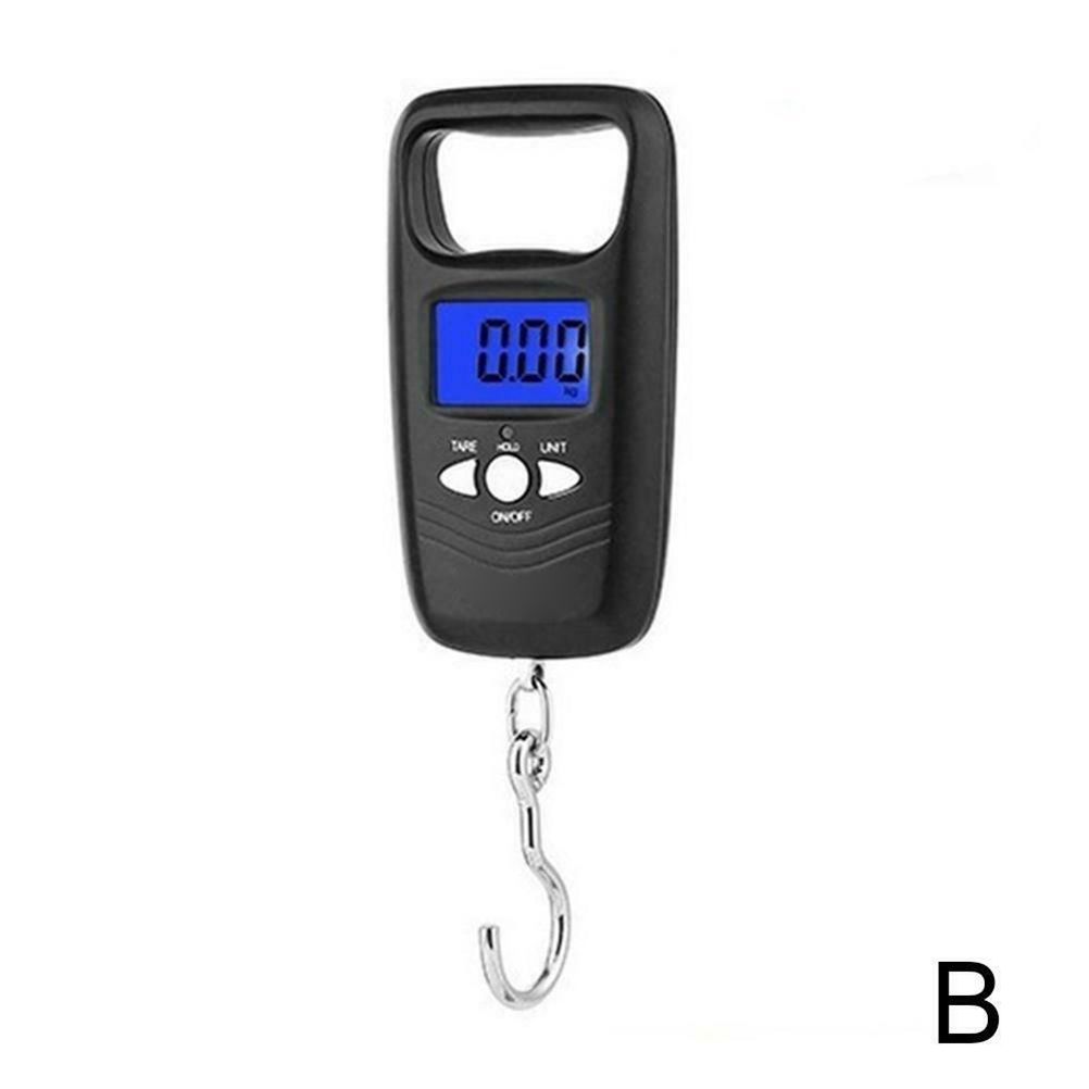 50kg Portable Fishing Digital Weight Scale Electronic Scale Pocket Hanging Hook Luggage Scale for Home Outdoor