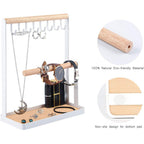 Wooden Jewelry Stand Multifunctional Jewelry Organizer Jewelry Display Stand