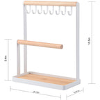 Wooden Jewelry Stand Multifunctional Jewelry Organizer Jewelry Display Stand