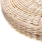 Chair Seat Mat Grass Cushion Pad Floor Mat Yoga Zen Handmade Round Straw Weave Pillow for Garden Dining Room Living Room Home Decor