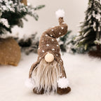 Christmas Standing Faceless Doll Knitted Hat Christmas Tree Ornament Holiday Home Table Decor