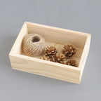 Desktop Bamboo Box Organizer Wooden Storage Box Simple Storage Box