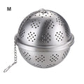 Stainless Steel Ball Tea Infuser Mesh Tea Filter Strainer with Hook for Loose Leaf Tea and Seasoning Spices