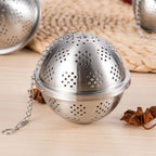 Stainless Steel Ball Tea Infuser Mesh Tea Filter Strainer with Hook for Loose Leaf Tea and Seasoning Spices