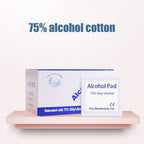 100 Pcs 75% Alcohol Disinfectant Cotton Slices Wet Wipe for Outdoor Skin Cleaning Care
