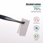 100 Pcs 75% Alcohol Disinfectant Cotton Slices Wet Wipe for Outdoor Skin Cleaning Care