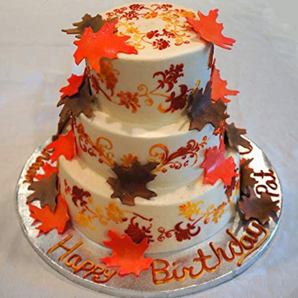 4PCS Fall Leaves Cutter Set Maple Leaf Cutter Set Washable Durable Christmas Leaf Cutting Mold