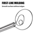 Stainless Steel Flour Coil Stirrer Flour Mixer Kitchen Blender Durable Lightweight Dough Whisk Flour Coil Mixer