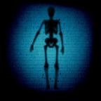 90cm Halloween Luminous Skeleton Hanging Flexible Joints Skeleton Outdoor Crazy Scary Hanging Props