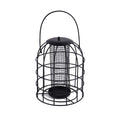 Iron Cage Bird Feeder Metal Bird Food Dispenser Hanging Feeding Column