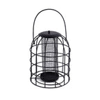 Iron Cage Bird Feeder Metal Bird Food Dispenser Hanging Feeding Column