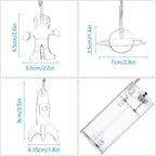 3Meter 20LED LED String Light Astronaut Spaceship Pendants Holiday Party Lights Outerspace Room Decor for Kids Room Decor