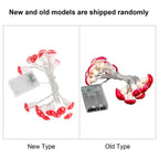 20 LED Mushroom String Lights LED Light Strip Garden Decoration Light for Christmas Wedding Party