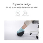 Foot Rest Under Desk Cushion Ergonomic Half Cylinder Pad for Extra Leg Support Soft Foot Stool Pillow for Office and Home Accessories