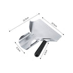 Popcorn Shovel Stainless Steel French Fry Scoop Popcorn Serving Scoop with Right Handle