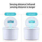Desktop Sensor Trash Can Battery Operated Automatic Mini Waste Basket with Lid for Desk and Vehicle 3L
