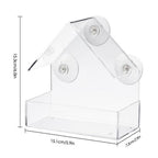 Clear Glass Window Bird Feeding Window Bird Feeders Clear Acrylic Glass Window Bird Feeder