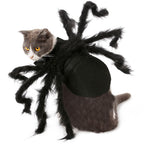 Pet Spider Costume Halloween Pet Spider Clothes Dog Cat Horror Simulation Plush Spiders Dress Up Costume