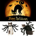 Pet Spider Costume Halloween Pet Spider Clothes Dog Cat Horror Simulation Plush Spiders Dress Up Costume