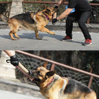 1PC Natural Coarse Hemp Dog Bite Toy with 2 Handles Dog Training Toy