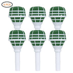 6PCS Bouquet Holders Foam Floral Handle Lightweight DIY Bouquet Accessories for Bridal