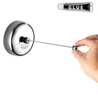 Retractable Clothesline Punch Free Stainless Steel Clothes Dryer with Adjustable Nylon Rope String