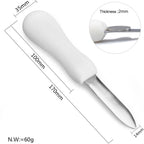Oyster Shucking Knife Stainless Steel Oyster Shucker Opener with Non Slip Handle Seafood Kitchen Gadget Tool