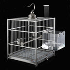 Acrylic Bird Bathtub Bath Shower Box Bowl with Hooks Cage Accessory for Birds Parrots