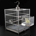 Acrylic Bird Bathtub Bath Shower Box Bowl with Hooks Cage Accessory for Birds Parrots