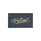 Welcome Doormat Polyester Fiber Welcome Mat Outdoor Rug Non Slip Entryway Indoor Outdoors Mats