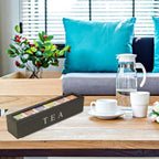 Wooden Tea Storage Box Coffee Tea Bag Storage Box Sugar Packet Storage Box Home Storage Container