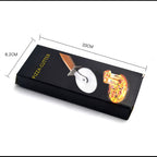 Stainless Steel Pizza Cutter Wheel Kitchen Pizza Cutter with Anti Slip Wooden Handle