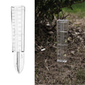 120ml Rain Gauge Dual Scale Plastic Rain Gauge Outdoor Rain Measuring Tool