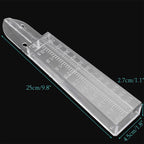 120ml Rain Gauge Dual Scale Plastic Rain Gauge Outdoor Rain Measuring Tool