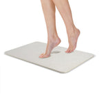Diatomite Bath Mat Quick Drying Shower Mat Absorbent Non Slip Foot Pad