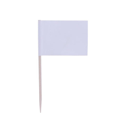 100Pcs Flag Cupcake Toppers Toothpick Flags Cheese Markers Sticks Flag Topper for Party Cake Food Cheeseplate Appetizers