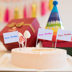 100Pcs Flag Cupcake Toppers Toothpick Flags Cheese Markers Sticks Flag Topper for Party Cake Food Cheeseplate Appetizers