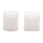 2PCS DIY Silicone Pen Molds Cube and Cylinder Resin Molds Pen Holder Mold for Craft Making