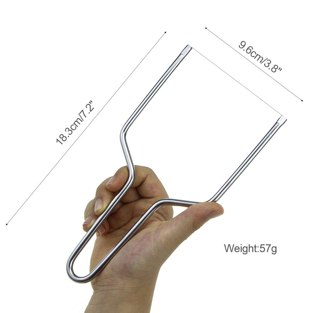 Cheese Slicing Tool Stainless Steel Cheese Cutter with Wire Handheld Butter Cutter Tools