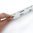 Divided Seasoning Dish Stainless Steel Sauce Dish Kitchen Dipping Dish