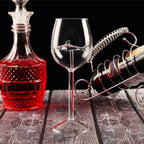 300ml Goblet Glass Mug Shark Wine Glass Goblets for Cold Drink Champagne Goblet Cocktail Glasses Whiskey Cup Party Barware