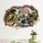 Removable 3D Dinosaur Wall Stickers Dinosaur Wall Decal Sticker Kids Dinosaur Sticker Dinosaur Wall Stickers Dinosaur Wall Stickers