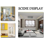 Window Film No Glue Static Decorative Films Window Frosted Film for Sun Protection