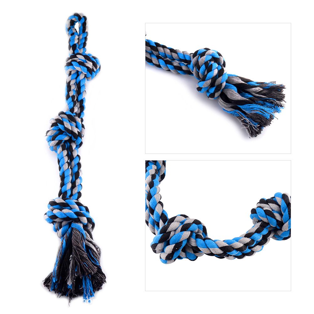Spring Pole Dog Rope Toy Dog Tug of War Toy Outdoor Hanging Exercise Rope for Pet