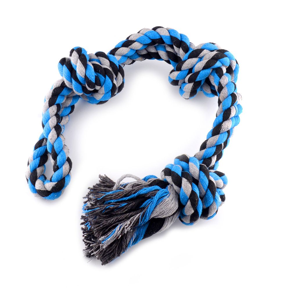 Spring Pole Dog Rope Toy Dog Tug of War Toy Outdoor Hanging Exercise Rope for Pet
