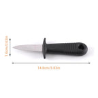 4Pcs Stainless Steel Oyster Cutter with Non Slip Handle Seafood Special Tools